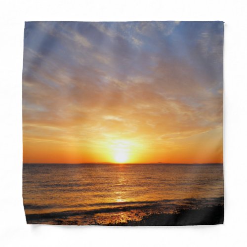 SUNSET OVER THE SEA BANDANA