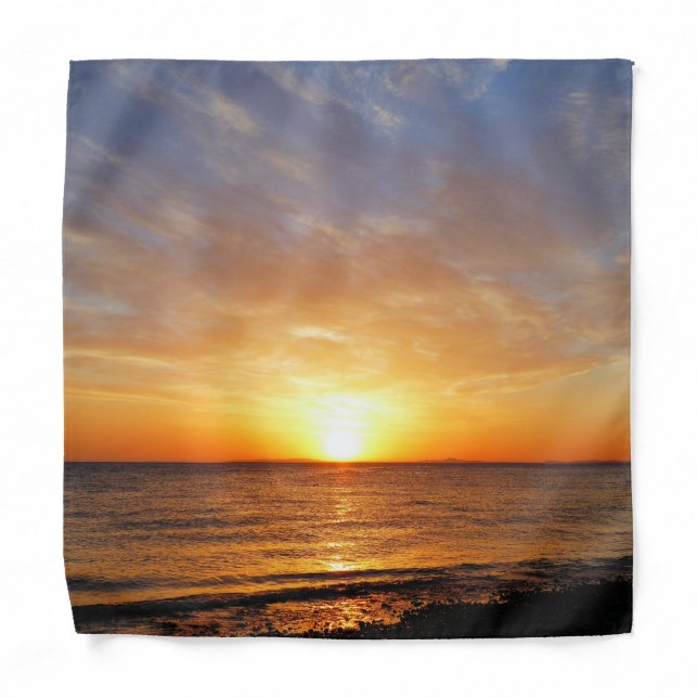 SUNSET OVER THE SEA BANDANA (Front)