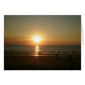 Sunset Over the Sea Cards