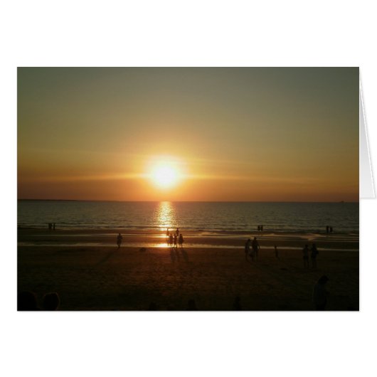 Sunset Over the Sea Cards (Front Horizontal)