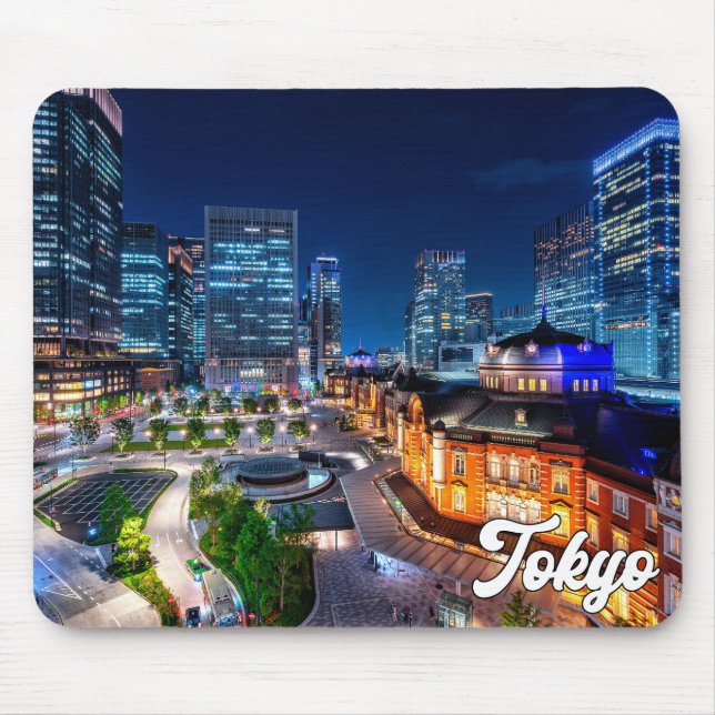 Sunset Over Tokyo, Japan Mouse Pad (Front)