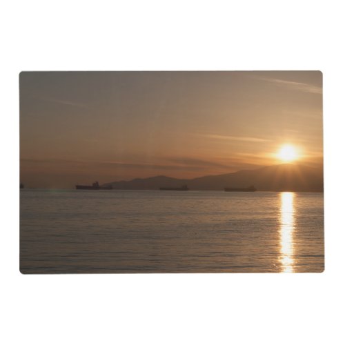 Sunset over Vancouver Bay _ Canada Placemat