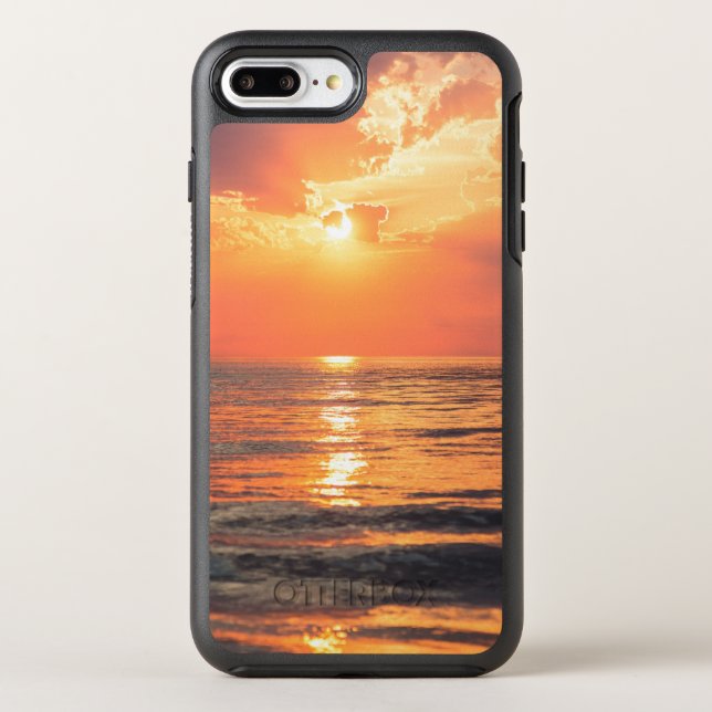 sunset over water otterbox iPhone case (Back)