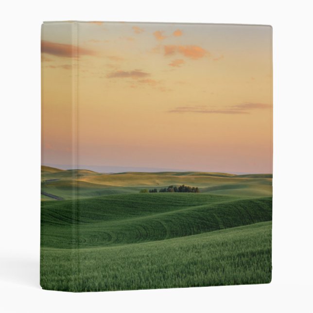 Sunset over Wheat Fields | Washington State Mini Binder (Front/Spine)