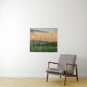 Sunset over Wheat Fields   Washington State Tapestry