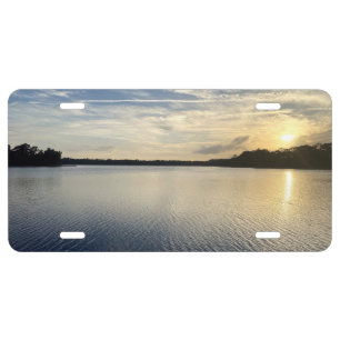Sunset Over Wildcat Lake License Plate