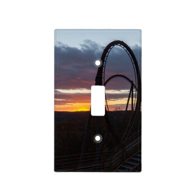 Sunset Over Wildfire Light Switch Cover (Front)