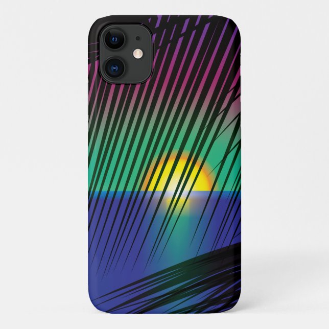 Sunset Palm iPhone / iPad case (Back)