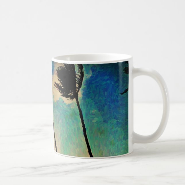Sunset Palm Tree Mug (Right)