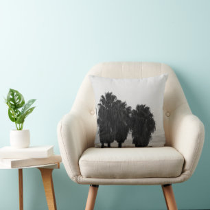 Sunset Palm Trees Dream #2 #wall #art Throw Pillow