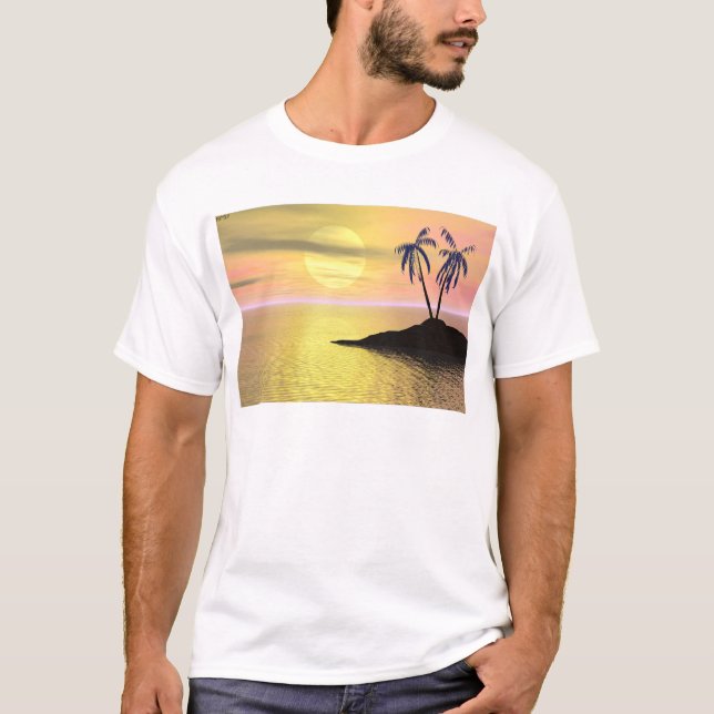 Sunset Palm Trees T-Shirt (Front)
