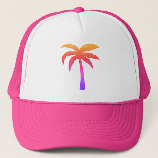 Sunset Palm  Trucker Hat