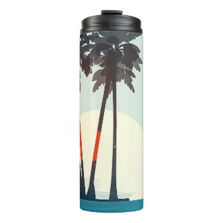 Sunset Palms Thermal Tumbler