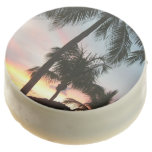 Sunset Palms Tropical Landscape Photography Chocolate Dipped Oreo