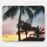 Sunset Palms Tropical Landscape Photography Mouse Pad