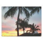 Sunset Palms Tropical Landscape Photography Tissue Paper