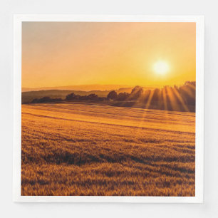 Sunset Paper Dinner Napkins