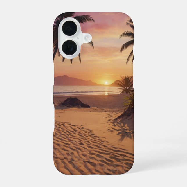 Sunset Paradise Iphone Case (Back)