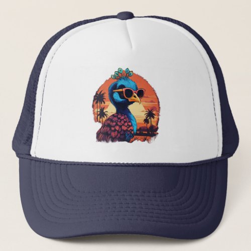 sunset pesocock baby wear sunglass trucker hat