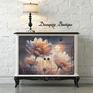 Sunset Petals Decoupage Tissue Paper