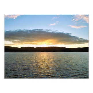 Sunset photo enlargement print