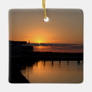 Sunset Photo Ornament 