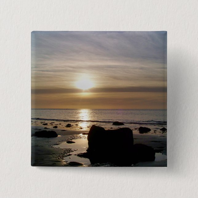 SUNSET PINBACK BUTTON (Front)