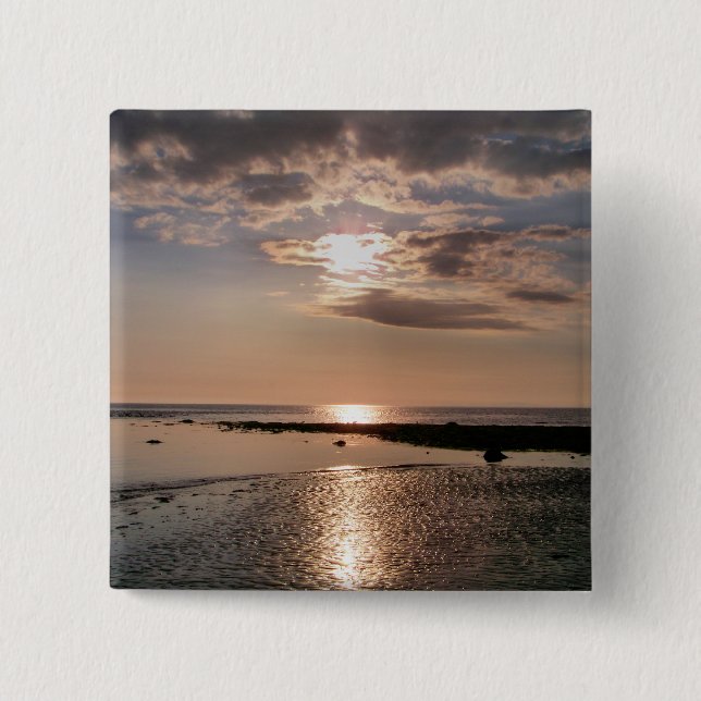 SUNSET PINBACK BUTTON (Front)