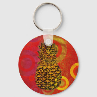 Sunset Pineapple Keychain