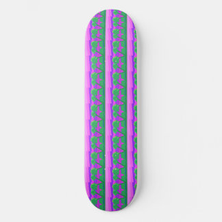 Sunset Pink Green Purple Skateboard