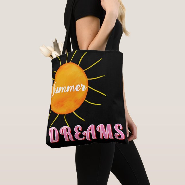 Sunset Pink Summer Dreams  Tote Bag (Close Up)
