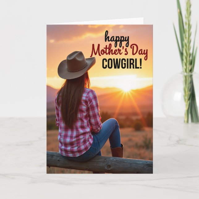 Sunset Plains Mothers Day Card (Front)