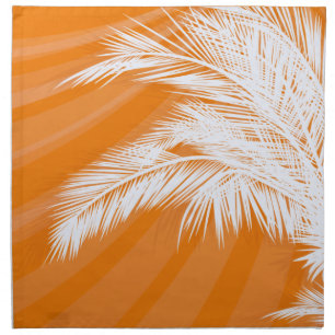 Sunset Plam Trees Cloth Napkin