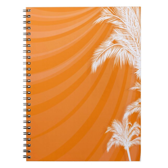 Sunset Plam Trees Notebook (Front)