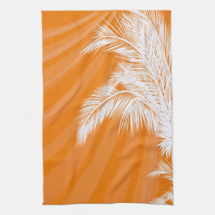Sunset Plam Trees Towel