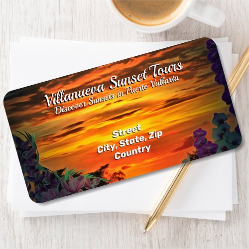 Sunset Plaza Marina 2584 Address Label