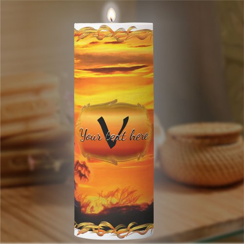 Sunset Plaza Marina 2584 Pillar Candle