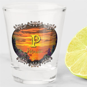 Sunset Plaza Marina 2584 Shot Glass