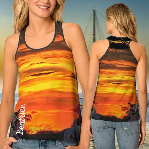 Sunset Plaza Marina 2584 Tank Top