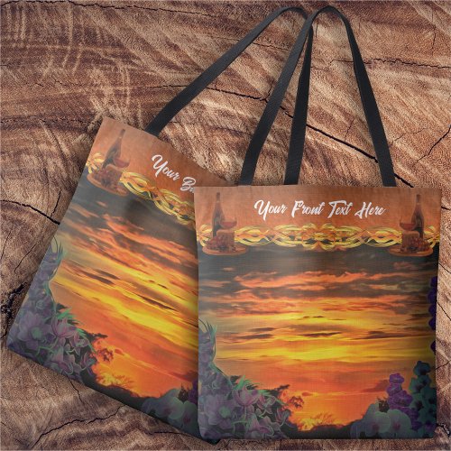 Sunset Plaza Marina 2584 Tote Bag