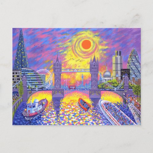 SunsetPool Of London 2013 Postcard