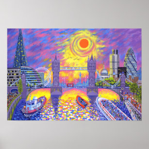 Sunset:Pool Of London 2013 Poster