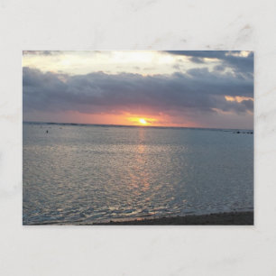 sunset postcard
