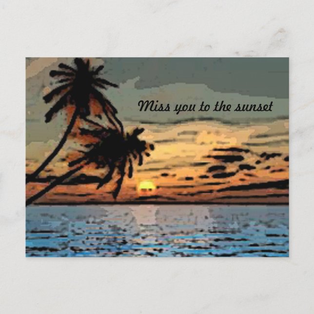 Sunset postcard (Front)