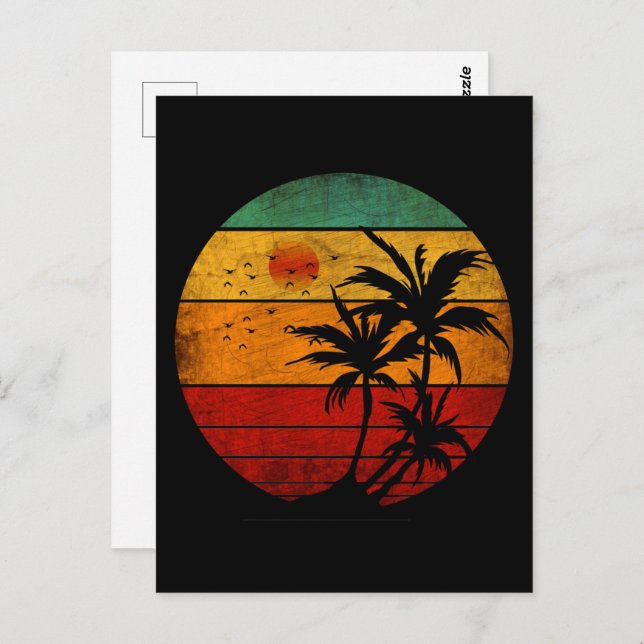 sunset   postcard (Front/Back)