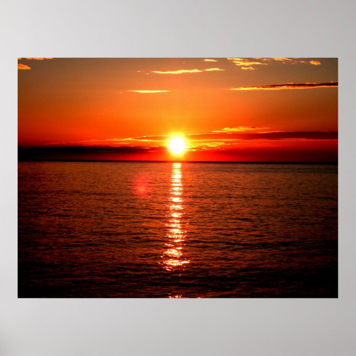 Sunset poster | Zazzle.com