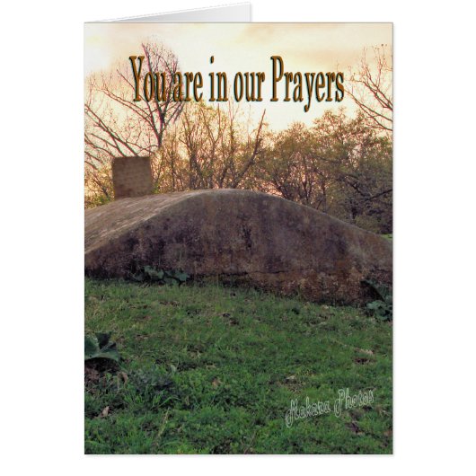 Sunset Prayer-customize Cards (Front)