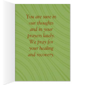 Sunset Prayer-customize Cards (Inside (Right))