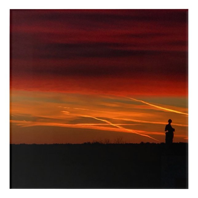 Sunset print acrylic print (Front)