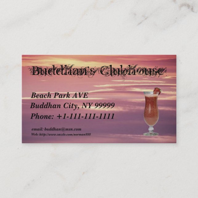 Sunset Profile Card #2 (Front)